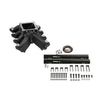 Holley 300-294BK Single Plane EFI 4500 Split-Design Race Intake Manifold- GM LS1/LS2/LS6