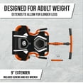 thumbnail image 3 of EzyRoller New Pro-X Ride On Toy for Kids and Adults - Orange, 3 of 7