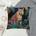 thumbnail image 2 of COMIO  Animal Print Leopard Pillow Cover Tropical Safari Decorative Pillow Covers Cushion Cover Home Decor Pillowcase for, 2 of 5