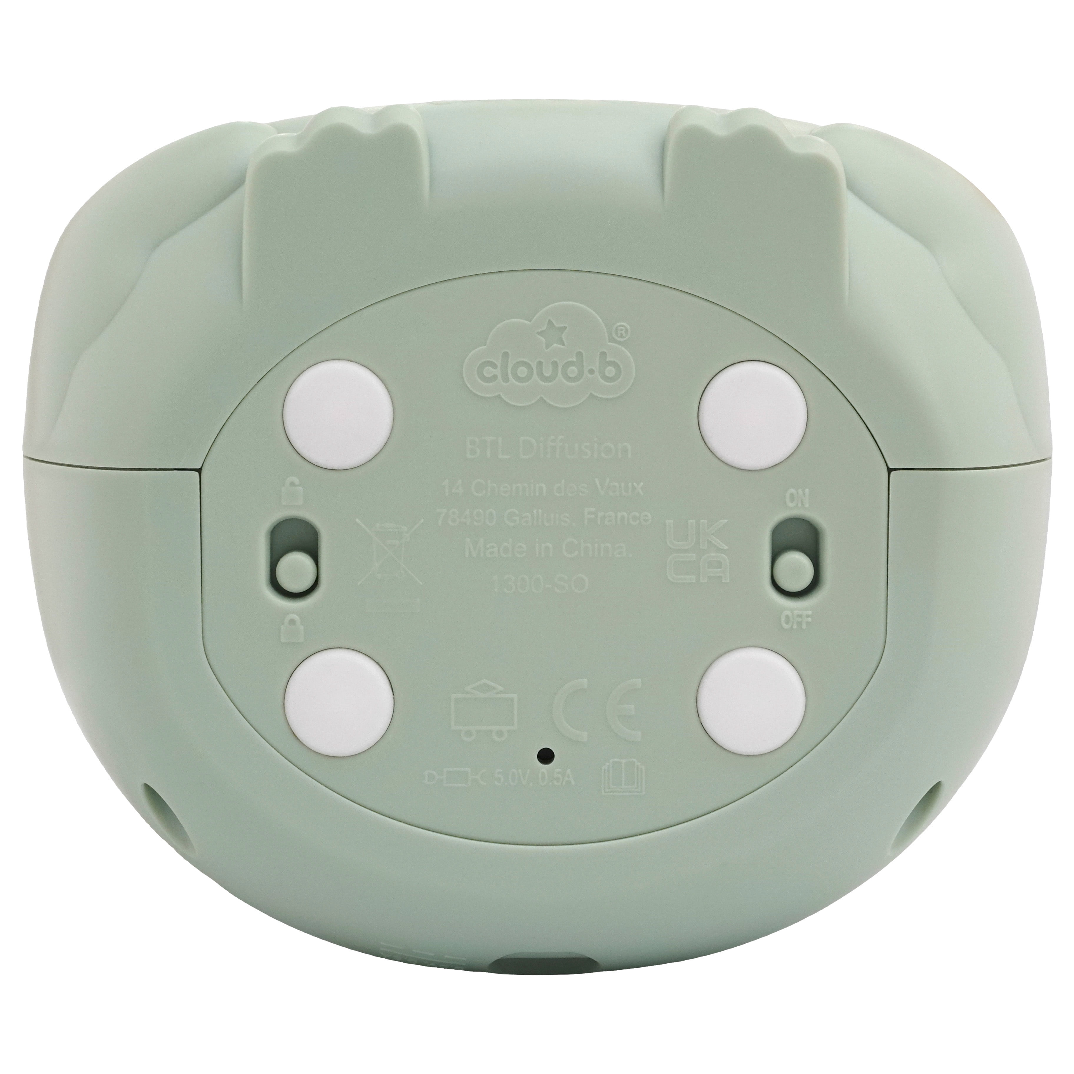 Owlie Soothing Sounds Nightlight and Clock with Sleep Training and Wake-Up Light by Cloud B