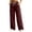 Wine, variant on FAIWAD Women's Plus Size Corduroy Pants High Waisted Straight Leg Athletic Cargo Pant with Pockets