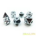 thumbnail image 4 of Juego de dados poliédricos Bescon Super Shiny Silver Metal BESCON DICE BESCON DICE, 4 of 5