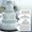 As Show, variant on 2 PCS Cake Wedding Cake Flower Spray Cake Flower Hollow Lace Cake 4 Piece Baking Supplies Kitchen Set DIY Mould
