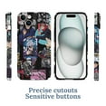 thumbnail image 3 of Anime Phone Case, Jujutsu Kaisen Phone Case for iPhone 15/ 15 Plus/ 15 Pro/ 15 Pro Max, Anti-Scratch & Shockproof PC Hard Shell Cover, Wireless Charging Compatible, 3 of 8