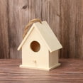 thumbnail image 5 of Bird Nest decor, Outdoor Bird House, Hanging Bird House, Unfinished Wood, Outdoor and Garden, Wooden Bird Houses, Bird Nesting Box, Yard Display, Natural Unfinished, 1 Pc, 5 of 8
