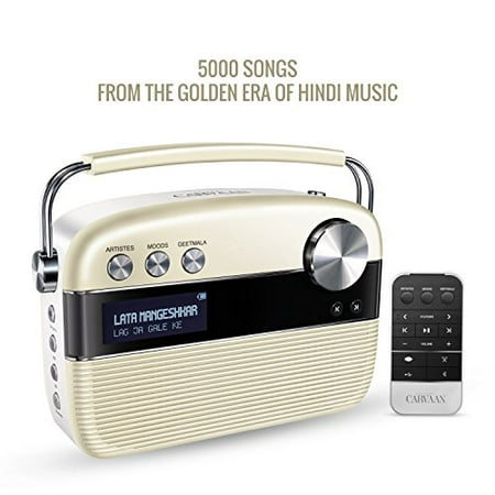 SAREGAMA Carvaan Hindi SC01 Portable Digital Music Player (Porcelain (Best Hindi Music App For Android)