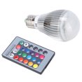thumbnail image 1 of AC85-265V 10W E27 RGBW LED Light Bulb Colorful Decorating Lamp with Remote Control, 1 of 14