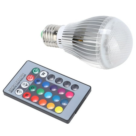 

AC85-265V 10W E27 RGBW LED Light Bulb Colorful Decorating Lamp with Remote Control