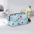 thumbnail image 7 of Honeii Sailboats Anchors Print Multi-Purpose Storage Bag,Hanging Dopp Kit,Small Toiletry Bag for Traveling for Toiletries, Makeup, and Small Essentials, 7 of 7