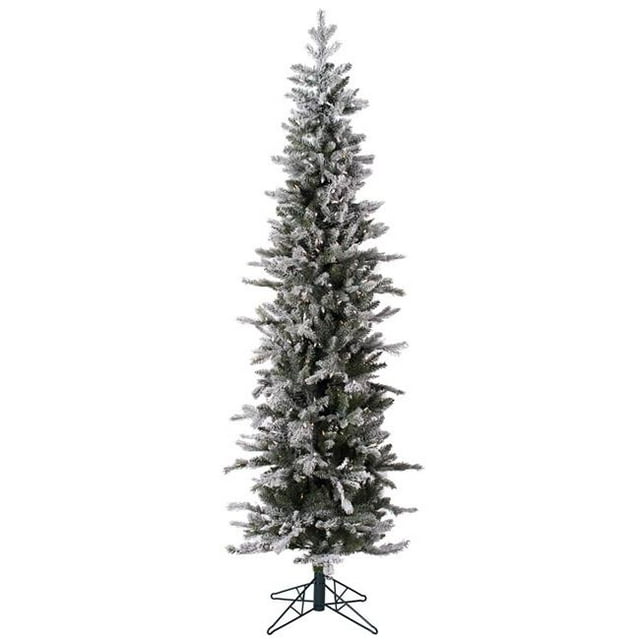 Frosted Tannenbaum Christmas Tree with Warm White LED Lights, 5 ft. x 23 in.
