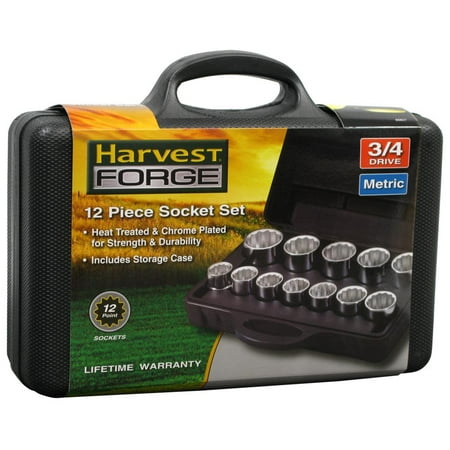 

Allied International Harvest Forge 12Pc 3/4In Drive Metric Socket Set