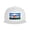 White, variant on Snapback Hat Colorado Flag Print Adjustable Flat Bill Brim Hat for Men Women Casual Wear Gray