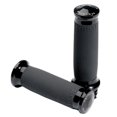 thumbnail image 1 of PM Performance Machine Black Contour Renthal Grips for 1985 & Newer Harley Models with Throttle Cables - HC-63-2007-B, 1 of 3