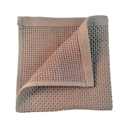 

Cotton Weave Kitchen Dish Cloths Ultra Soft Absorbent Quick Drying Dish Towels 12x12 Inches 6 Pack (Gray Brown Brick Red) Brown U Decoration