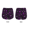 thumbnail image 3 of Gukieu Yin Yang1 Print Women's Sports Shorts with Drawstring Elastic Waistband for Running, Yoga, Fitness-Medium, 3 of 7