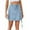 Light Blue, variant on Mrat Handkerchief Skirt Women's Elastic Waist Stretch Slim Fitting Pocket Denim Short Skirt Half Jean Skirts High Slit Skirts S-62 Light Blue M