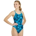 thumbnail image 5 of Sporti Fractalicious One Piece Swimsuit, High Cut, Unpadded, Athletic (Women’s), 5 of 11