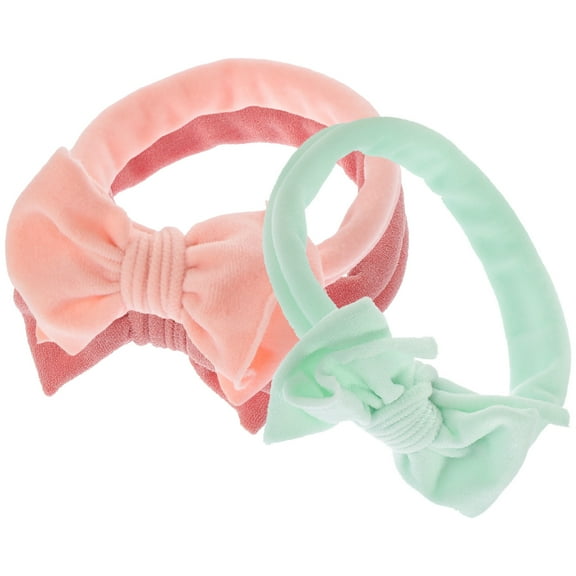 LOLIPPYY Cute Bows Headbands for Newborn Girls Spandex 3pcs