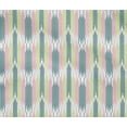 thumbnail image 3 of Tissu de Style Ikat Imprimé à Rayures par Yard 40 Pouces de Large, 3 of 3