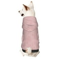 thumbnail image 5 of Uemuo Pink Stripes for Winter Dog Hoodie Sweatshirts with Pockets Warm Dog Clothes for Small Dogs Chihuahua-XX-Large, 5 of 8