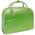 thumbnail image 5 of McKlein ROSEVILLE, Checkpoint-Friendly Detachable Wheeled Laptop Briefcase, Top Grain Cowhide Leather, Green (96641), 5 of 8