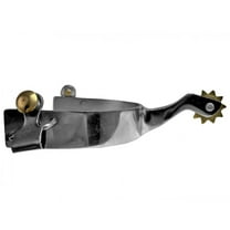 Showman Stainless Steel Spurs w/ Brass Rowels
