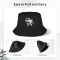 thumbnail image 3 of Bucket Hats Fashion Sun Cap Packable Outdoor Fisherman Hat for Women and Men Pride Heart Bucket Hats, 3 of 8
