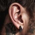 thumbnail image 2 of Stylish Dragon Hoop Earrings Stainless Steel Ear Studs for Men Women Hip Hop Punk Party Accessory Unisex Jewelry, 2 of 8