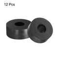 12 Packs Rubber Spacers 50mm OD, 20mm ID, 20mm Height Round Anti Vibration Spacer Thick Rubber