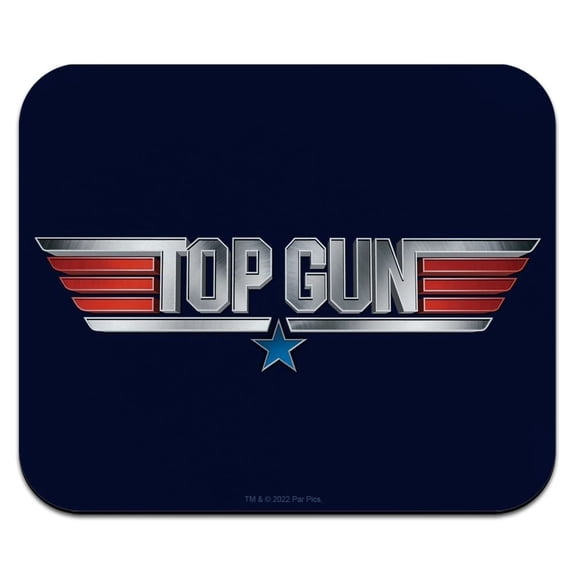 Top Gun Rendered Logo Low Profile Thin Mouse Pad Mousepad