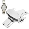 thumbnail image 5 of Hebilla de cierre de reloj de acero inoxidable, accesorio de repuesto para correa de reloj, plateado, 20MM, 5 of 5