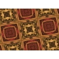 thumbnail image 1 of Ahgly Company Machine Washable Indoor Rectangle Transitional Saffron Red Area Rugs, 2' x 3', 1 of 7