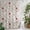 Pink, Green, Beige, variant on Spring Floral Shower Curtain - Water Repellent Fabric Shower Curtains Washable, Elegant Pastoral Flowers Rustic Decorative Polyester Cloth Bathroom Curtains Modern Bath Decor 36"x72"