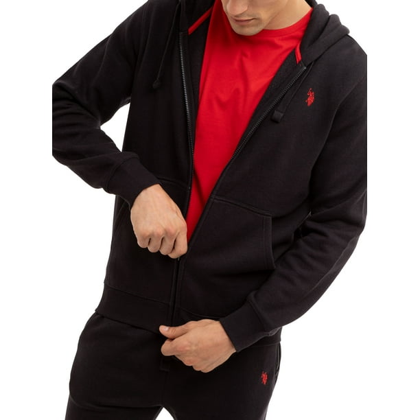 Polo Men's Full Zip Fleece Hoodie Walmart Business