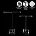 thumbnail image 7 of Guichangkai 6 pcs Earring Display Holder, Acrylic T Shape Transparent, 7 of 7