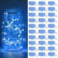 thumbnail image 1 of Luces de hadas btfarm a batería 7 pies 20 LED azules paquete de 30, 1 of 6
