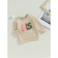 thumbnail image 3 of Bagilaanoe Toddler Baby Girl Boy Casual Sweatshirt Long Sleeve Letter Print Pullover 12M 18M 24M 3T 4T 5T Kids Fall Loose Tee Tops, 3 of 9
