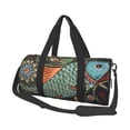thumbnail image 1 of Fotbe Rich Fish Pattern Foldable Sports Gym Bag with Wet Dry Pocket, Travel Bag, Large Capacity Duffel Bag, Splash Proof Carry on Bag, Overnight Bag, Weekender Bag, 1 of 6