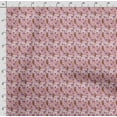 thumbnail image 4 of Soimoi Llama Alpaca Print,Cotton Poplin, Sewing Fabric Sold by The Yard 42 Inch Wide,Sewing Craft Quilting/Quilt Making Fabric, Brown & Pink, 4 of 5