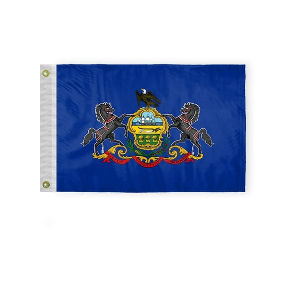 A.G.A.S Pennsylvania State 12" x 18" 200 Denier Nylon Outdoor Flags