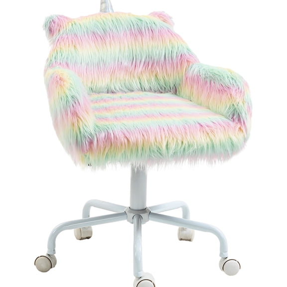 Cute Unicorn Gaming Chair / While Playing Games / 5 - Star Swivel Wheel Base