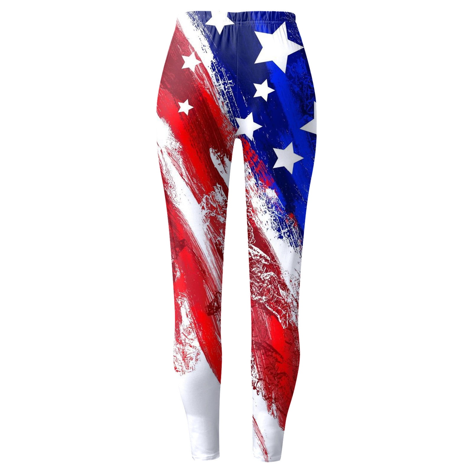 Pants Womens Taille Haute Yoga Pants avec Poche Femmes Patriotiques Drapeau des Etats Unis Personnalise Couleur Leggings Skinny Pants pour Yoga Courir Adulte Vetements Female Bleu Taille M Walmart