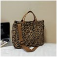 thumbnail image 7 of PRIYAL Leopard Tote Bag for Women Nylon Shoulder Handbag Crossbody Bag | Lightweight Leopard Print Tote Handbag for Travel Work, 7 of 7