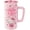 Hello Kitty Strawberry Milk (15 Ounces), variant on Golden Girls Character Grid Featuring Dorothy, Blanche, Rose, and Sophia Double Wall Travel Tumbler with Slide Close Lid, 20 Ounces