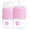 Pink, variant on PopYum 5 oz Anti-Colic Formula Making Baby Bottle 3-Pack - Pink