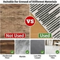 thumbnail image 4 of Office Chair Mat for Hardwood & Tile Floor,Modern Boho Stripe 36"x48" Computer Chair Mat for Rolling Chairs Carpet,Under Desk Non Slip Gaming Rug,Low-Pile Rubber Backing Large Protector Mat, 4 of 6
