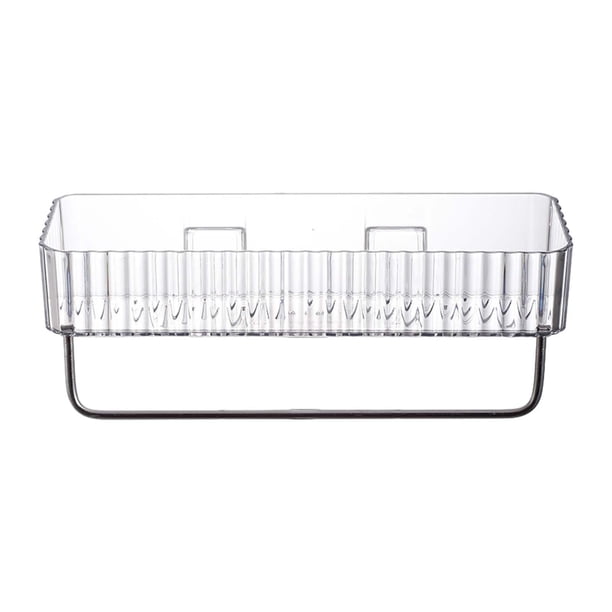 Estante esquinero para ducha, bandeja de almacenamiento de especias, soporte con toallero, organizador esquinero de ducha sin taladro, estante de