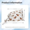 thumbnail image 5 of Gaeub Rabbit And Squirrel Print Cleaning Working Cap,Unisex Scrub Cap Nurse Hat,No-Slip Scrub Cap for Men & Women, 5 of 7