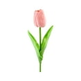 thumbnail image 2 of Bcylexb 10 Bundles 13.8" Simulation Tulips, Artificial Flowers Holiday Decoration for Home, Decorative Fake Flowers for Display and Tabletop Decor, Pink, 2 of 6