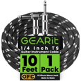 thumbnail image 1 of Cable para Instrumento GEARit 3 m Ángulo Recto a Recto 1/4", 1 of 7